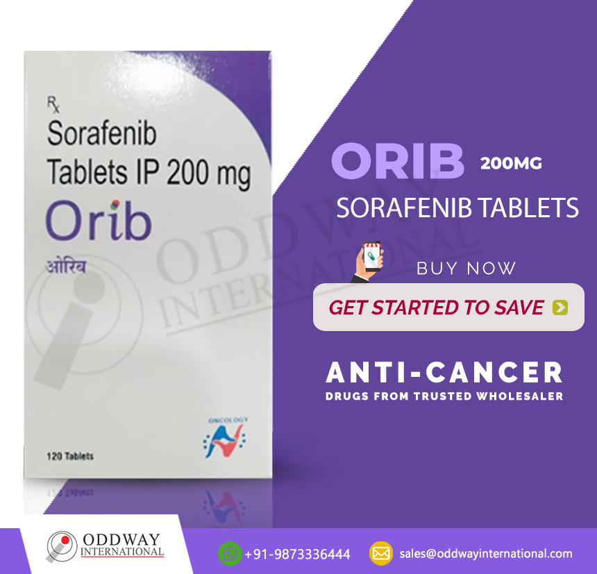 Orib 200 мг таблетки Сорафеніб за найнижчою ціною в Інтернеті