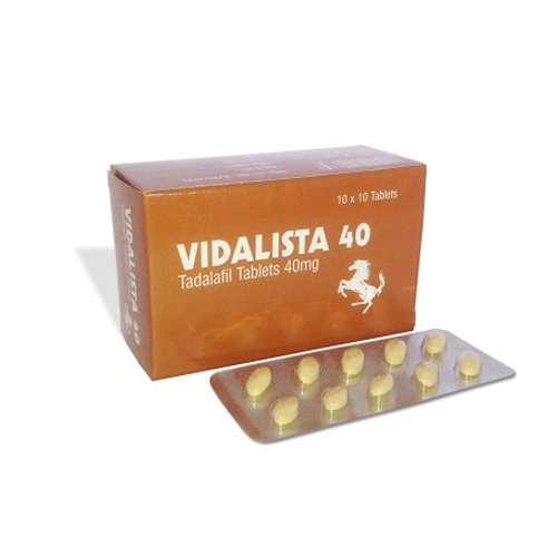Vidalista 40 Medicine | Erectile dysfunction | 20%