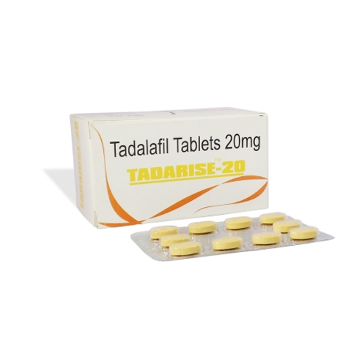 Tadarise 20 - Work on Erectile dysfunction Tablets